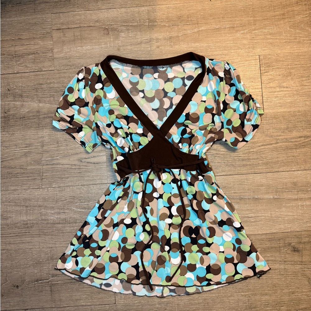 BABYDOLL W TIE Stylish Multicolor Women's Top